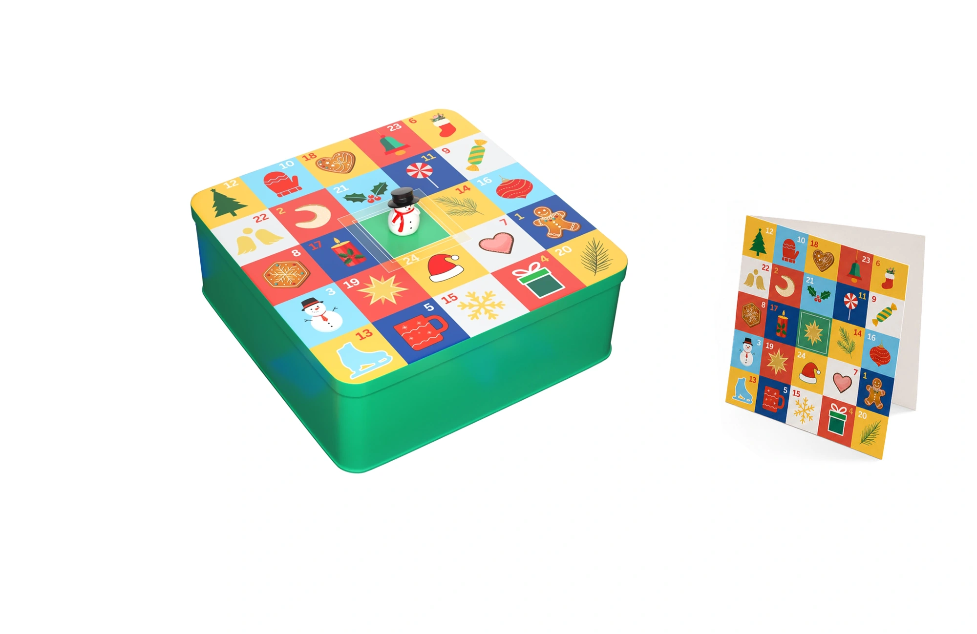 Adventskalenderdose RS DZ 011 mit Ritter Sport