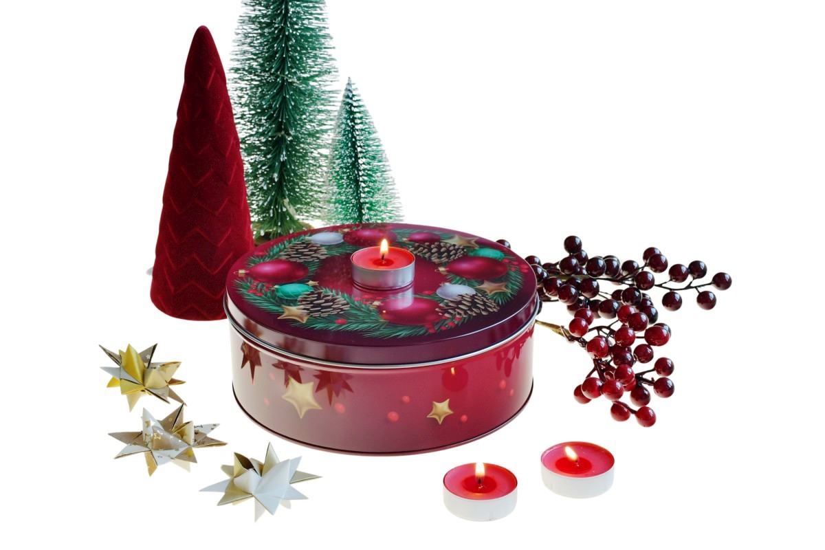 Weihnachtliche Plätzchendosen
