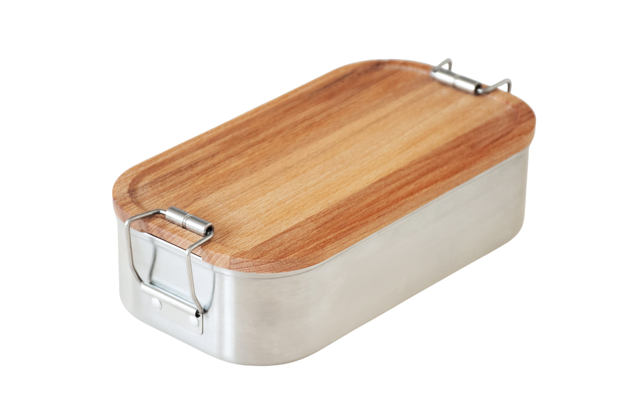 Jausenbox klein mit Buchenholzdeckel