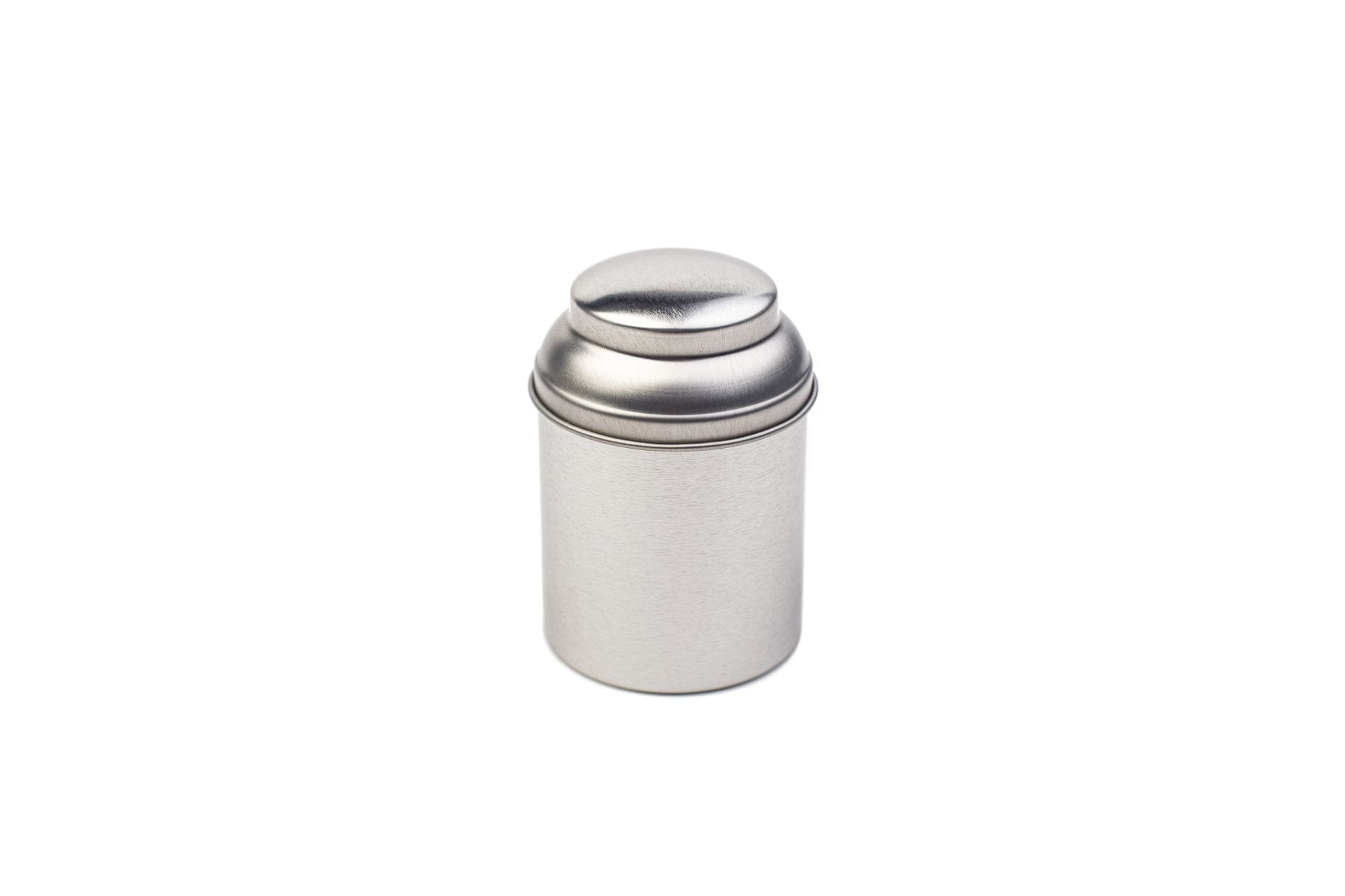 Kleine runde Teedose mit Aromadeckel