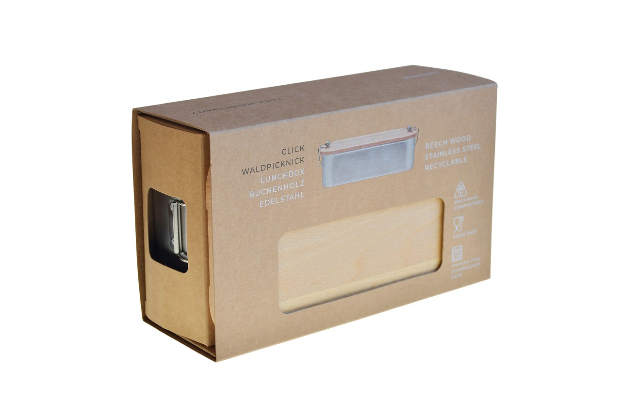 Jausenbox mit Buchenholdeckel