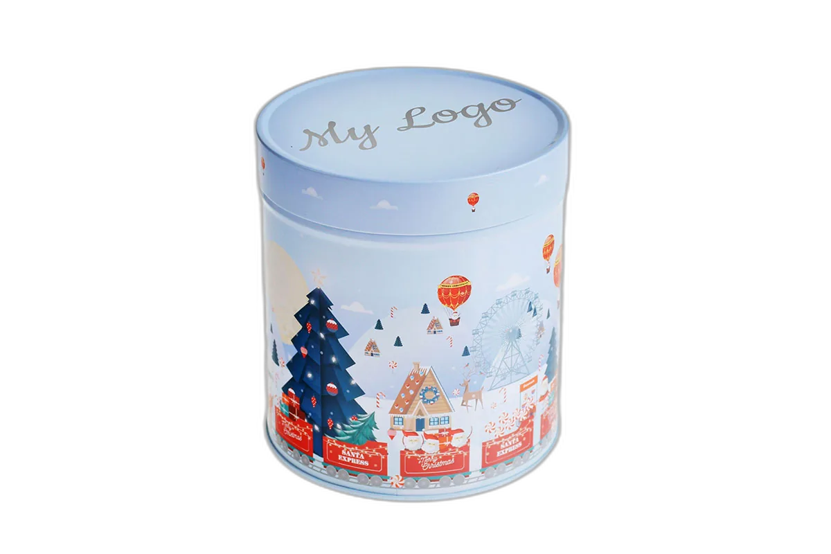 Dosen für Lebkuchen "Schneeexpress"