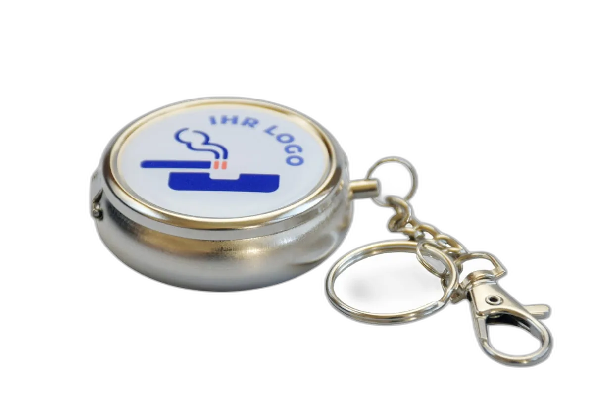 Taschenaschenbecher mit Karabiner – Umweltfreundlich & Personalisierbar