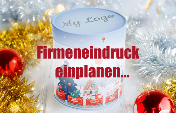 Runde Geschenkedose „Wichtelfreunde“