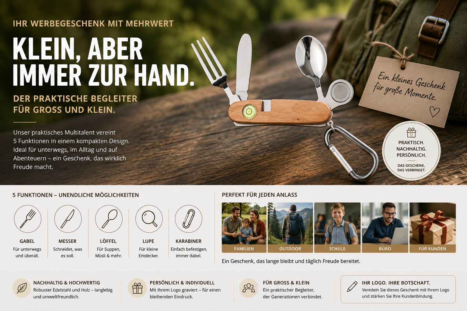 Kinderbesteck für unterwegs
