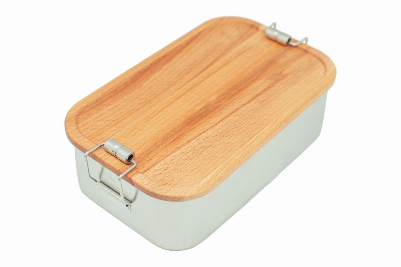Jausenbox mit Buchenholdeckel