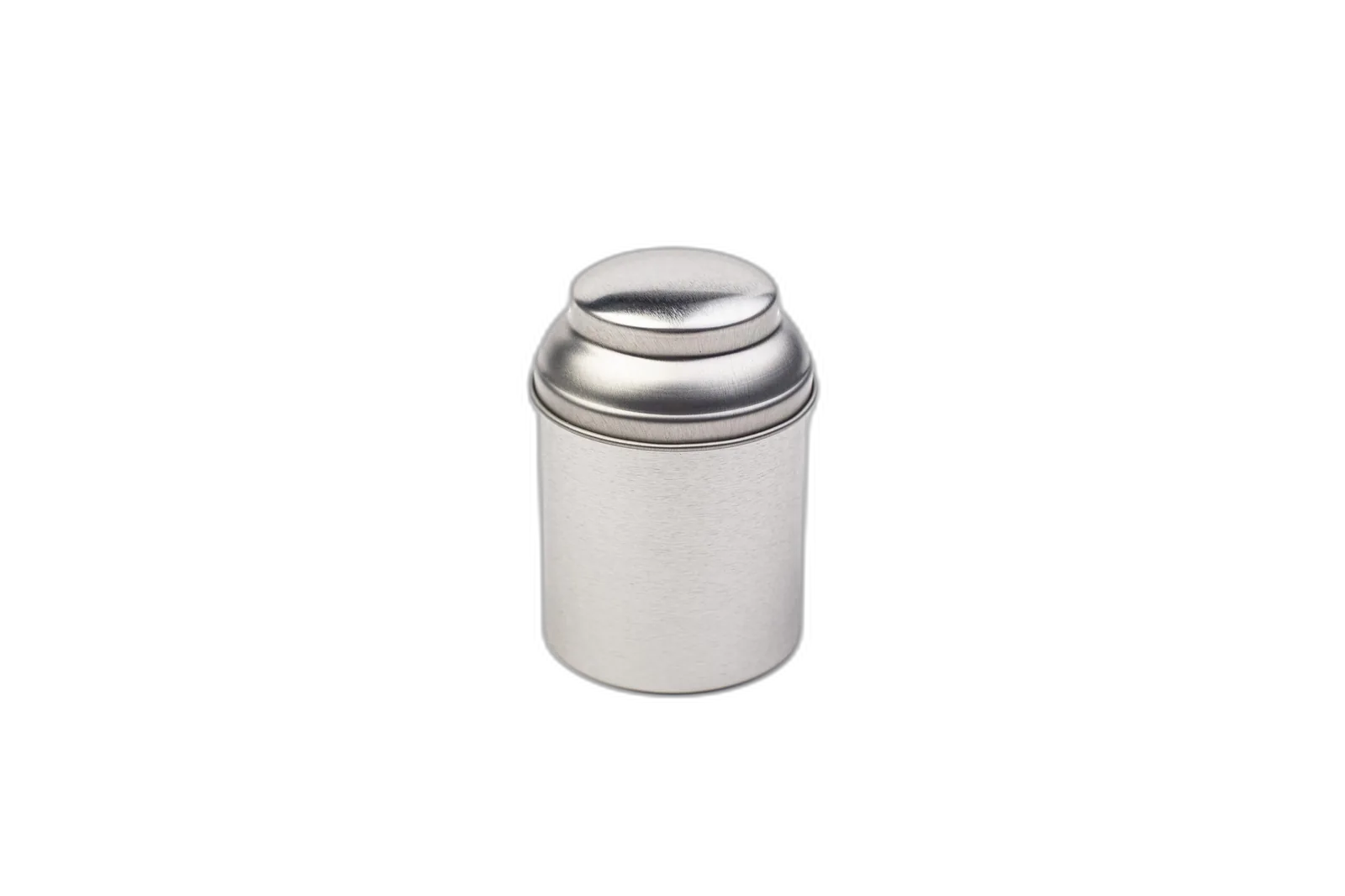 Kleine runde Teedose mit Aromadeckel