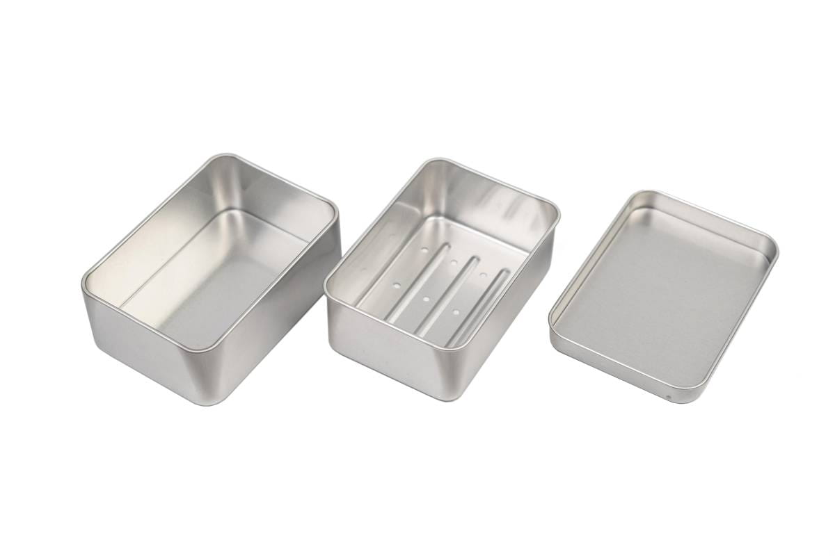Metallverpackung für Seife