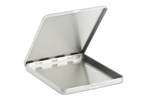 Metalldose für Broschüren