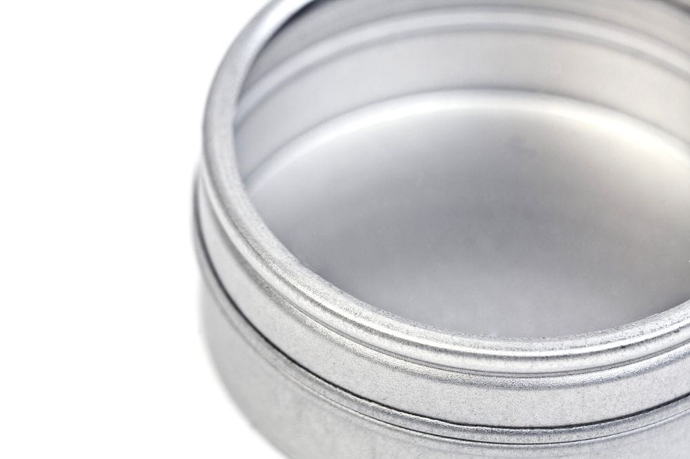 Runde Metallverpackung für Gewürze