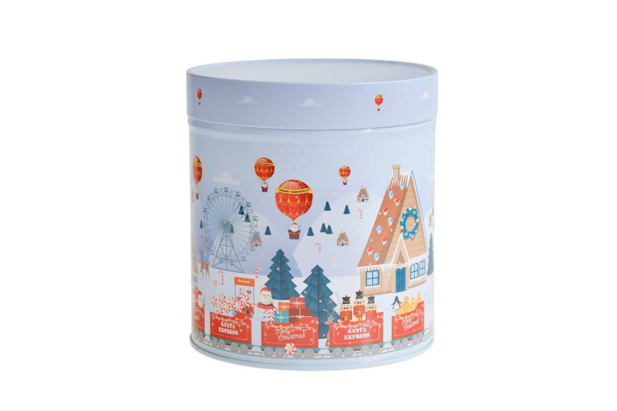 Dosen für Lebkuchen "Schneeexpress"